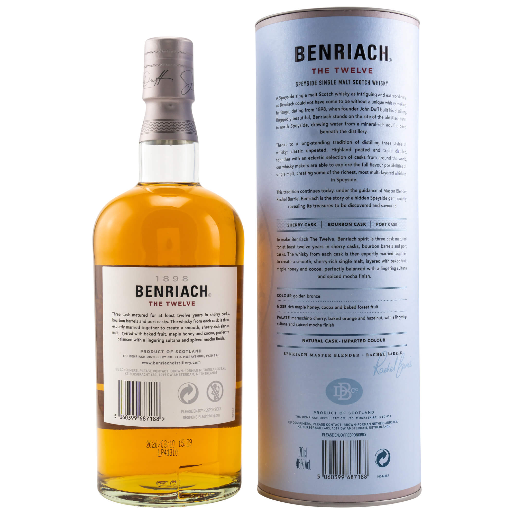 Benriach 12 Jahre The Twelve Speyside Single Malt Scotch Whisky