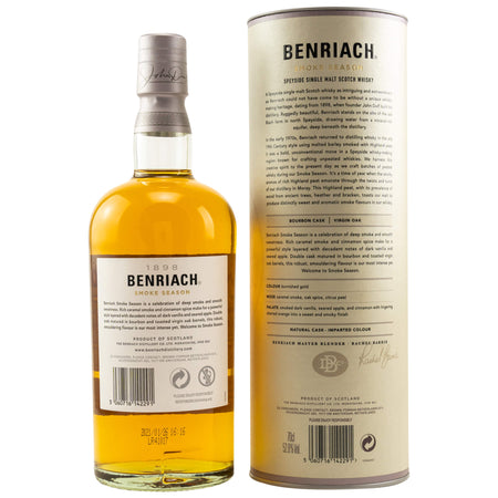 Benriach Smoke Season Double Cask Matured Speyside Single Malt Scotch Whisky