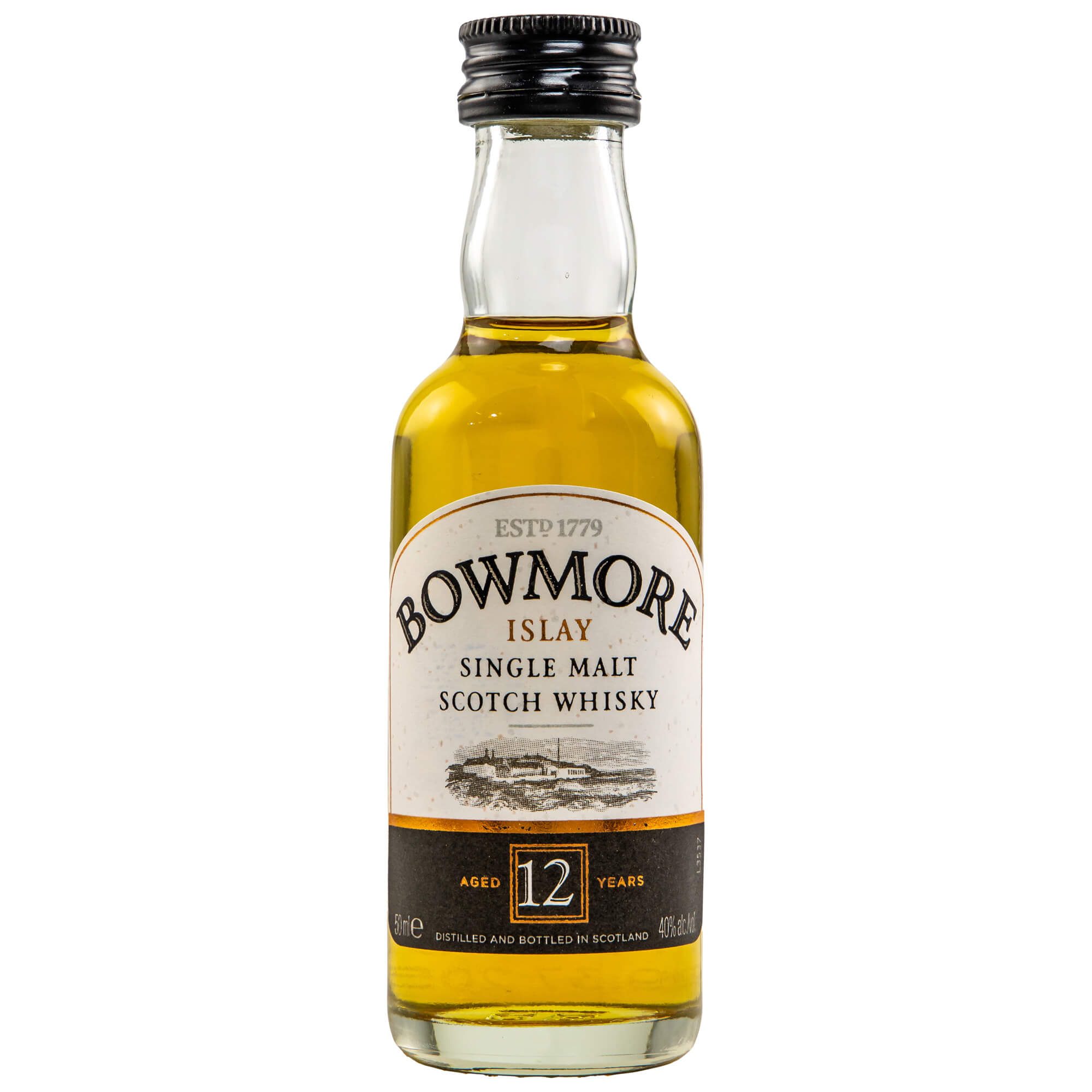 Bowmore 12 Jahre Miniatur Islay Single Malt Scotch Whisky