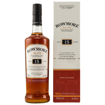 Bowmore 15 Jahre Islay Single Malt Scotch Whisky