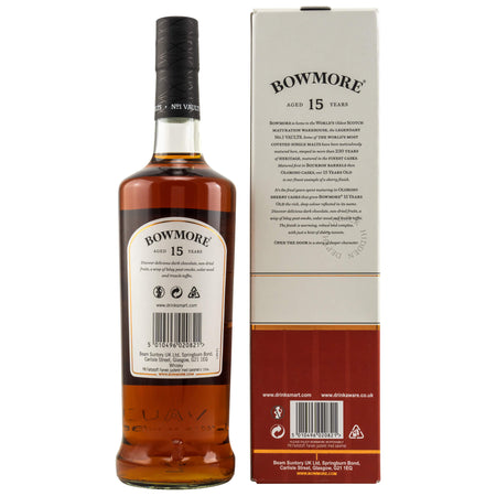 Bowmore 15 Jahre Islay Single Malt Scotch Whisky