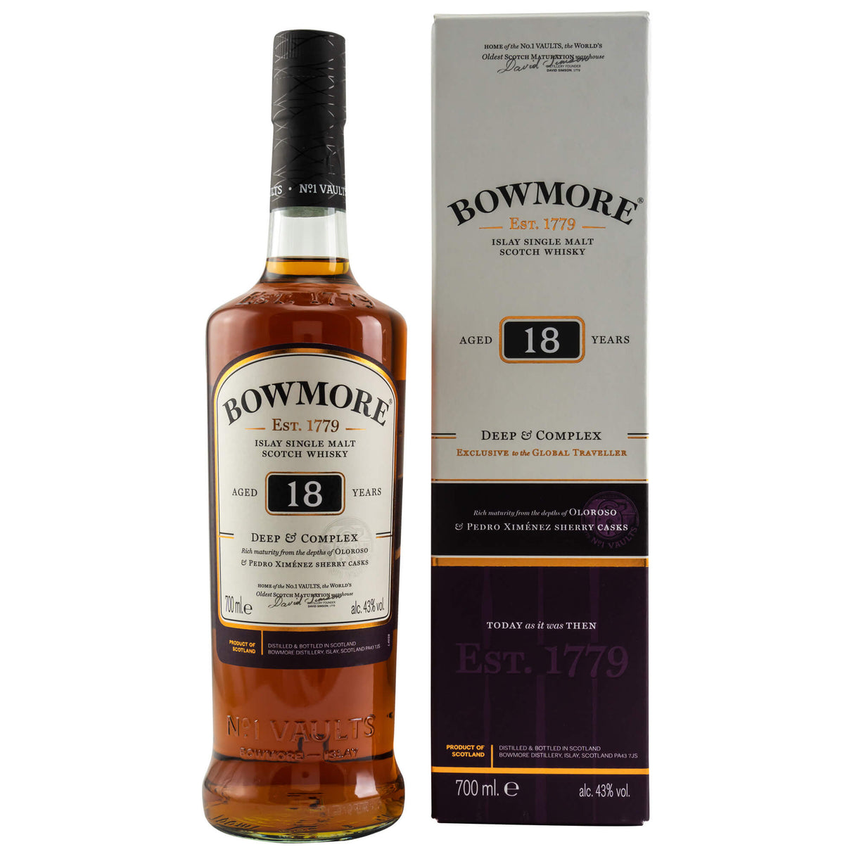 Bowmore Deep & Complex 18 Jahre Islay Single Malt Whisky