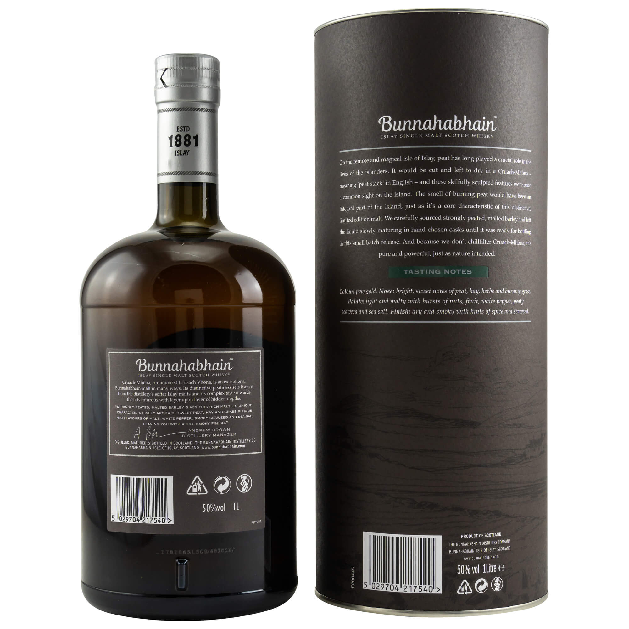 Bunnahabhain Cruach Mhona Islay Single Malt Scotch Whisky