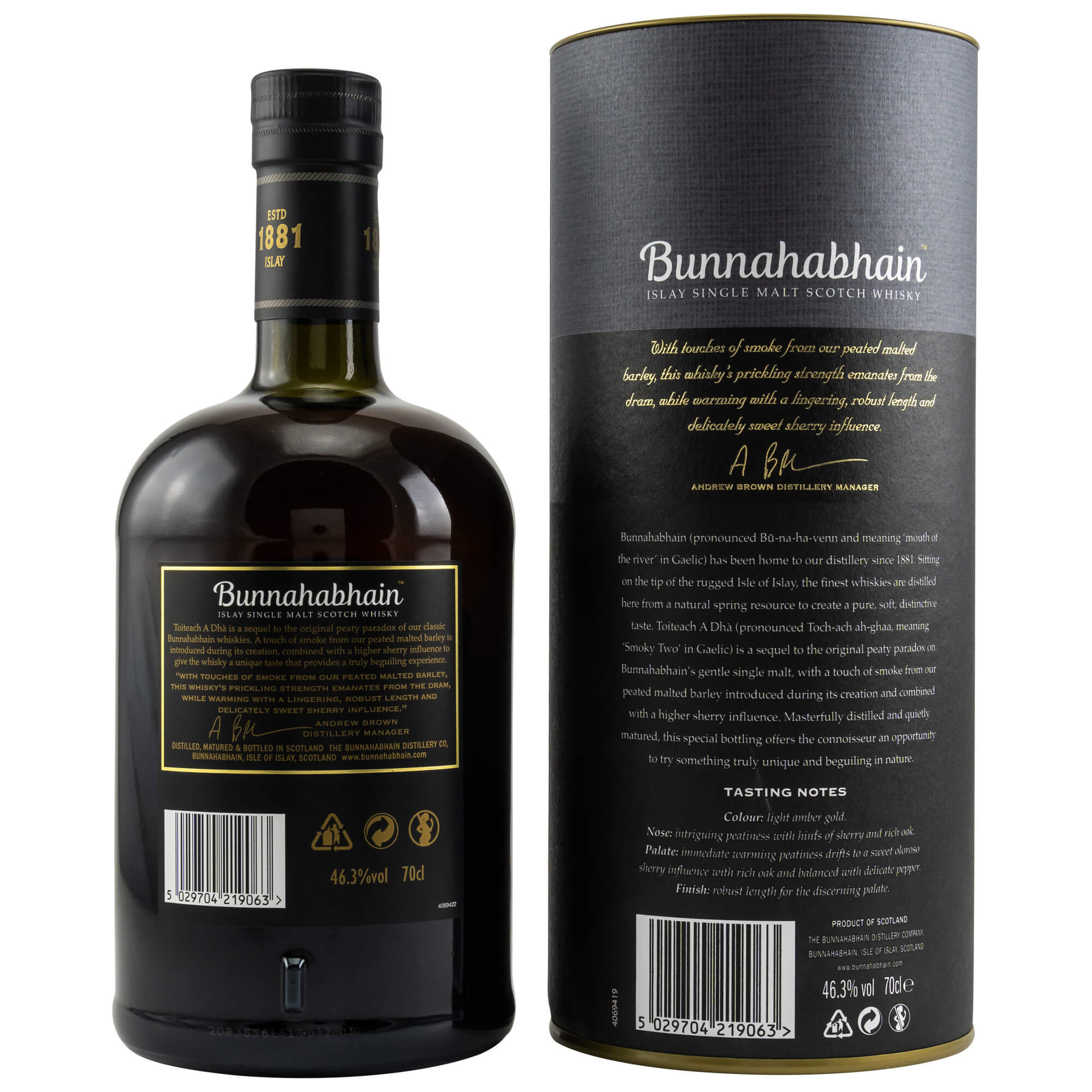 Bunnahabhain Toiteach A Dhà Islay Single Malt Scotch Whisky