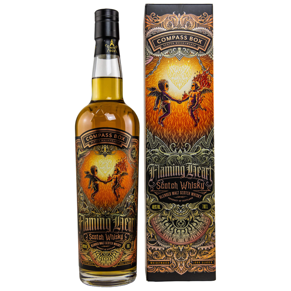 Compass Box Flaming Heart 2022 Blended Malt Scotch Whisky