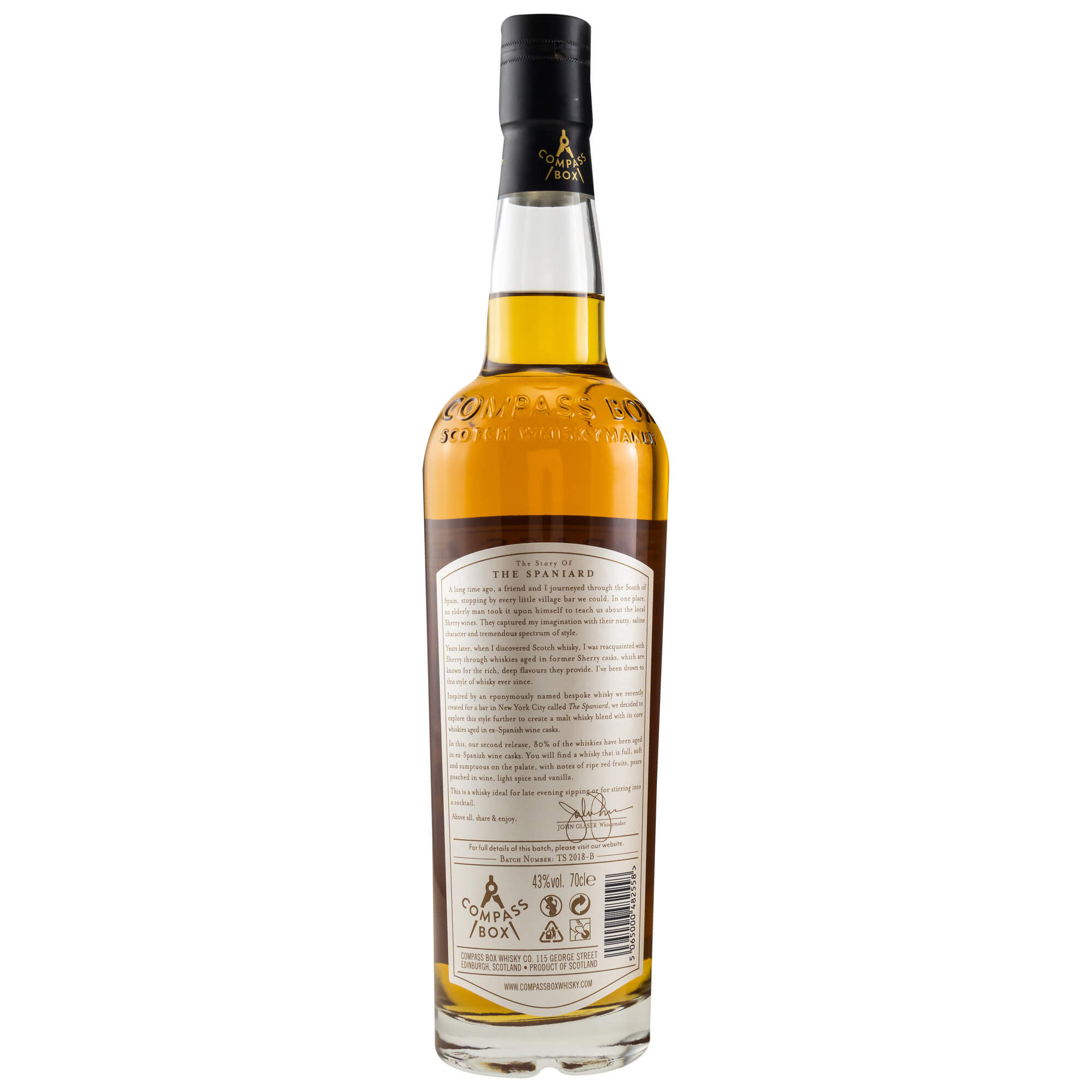 Compass Box The Story of the Spaniard Whisky