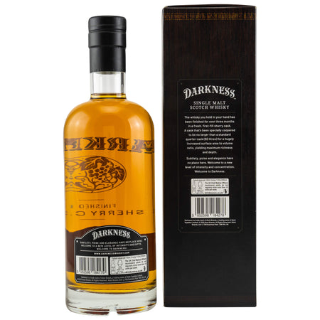 Darkness 8 Jahre Sherry Cask Finish Single Malt Scotch Whisky