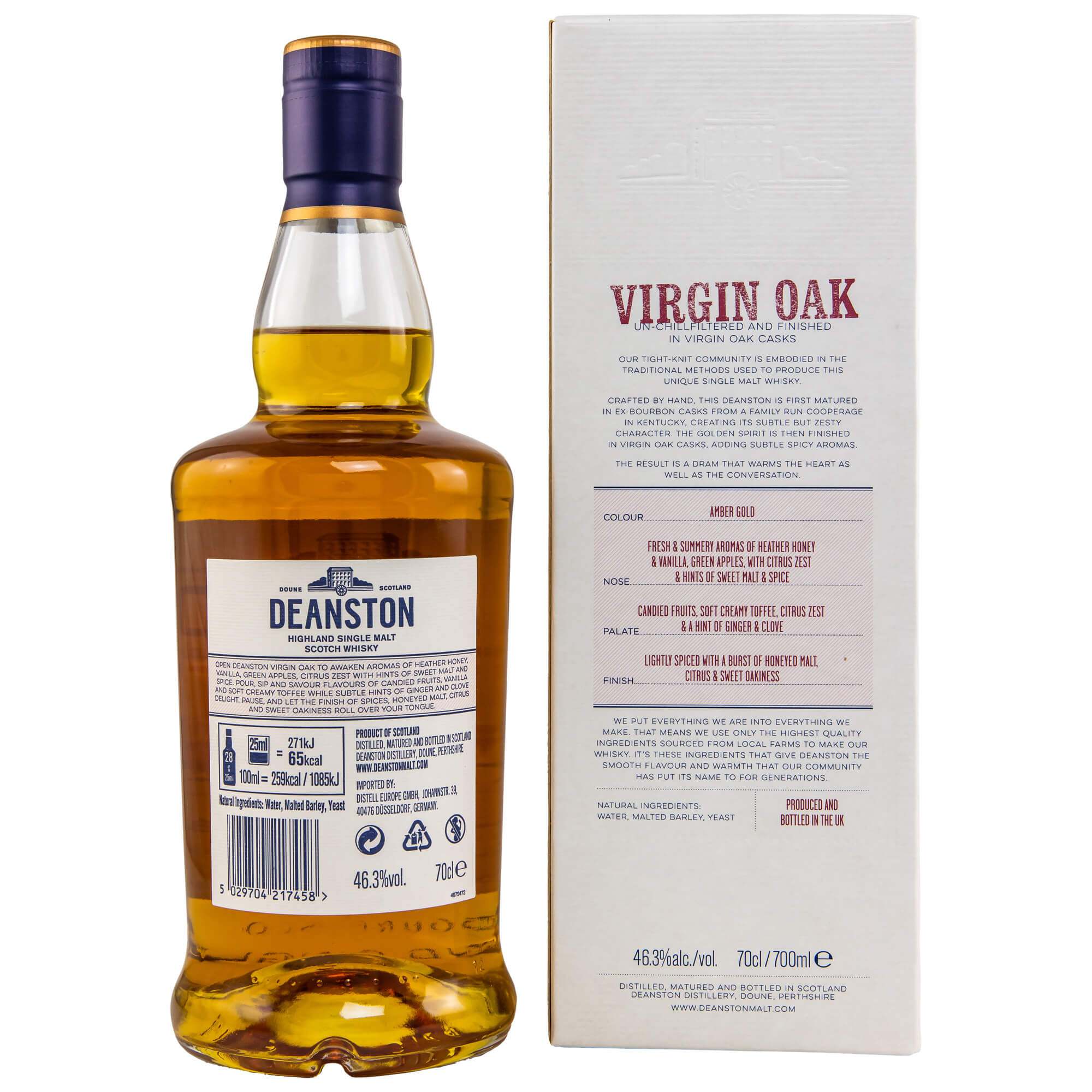 Deanston Virgin Oak Highland Whisky