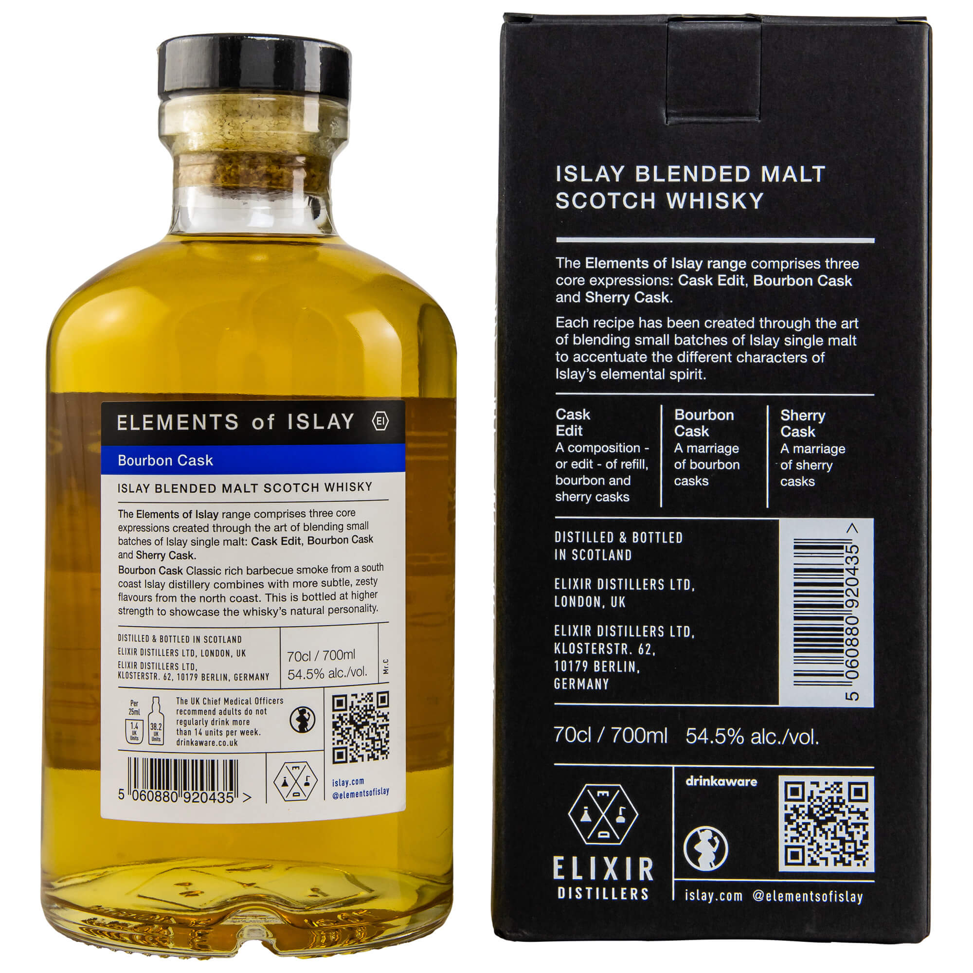 Elements of Islay Bourbon Cask Islay Whisky