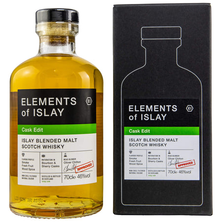 Elements of Islay Cask Edit Islay Blended Malt Scotch Whisky