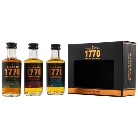 1770 Glasgow Miniatursortiment Lowland Single Malt Scotch Whisky