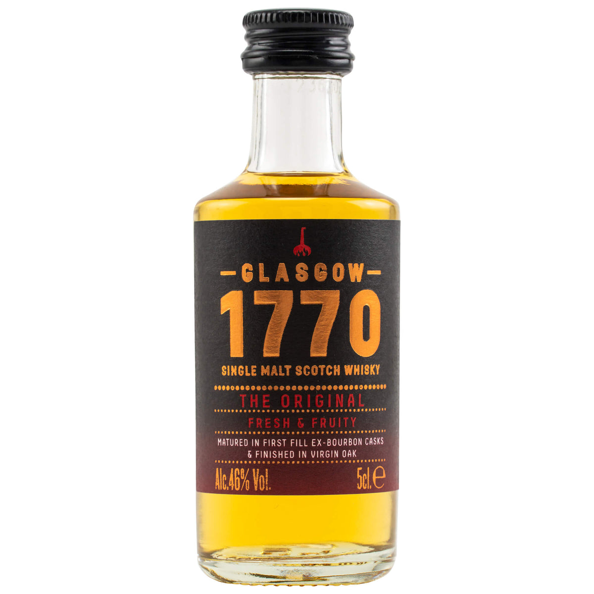 1770 Glasgow The Original Fresh &amp; Fruity Miniatur Lowland Single Malt Scotch Whisky