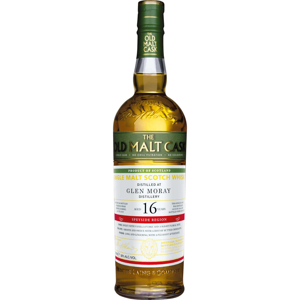 Glen Moray 16 Jahre 2004/2021 The Old Malt Cask Speyside Single Malt Scotch Whisky