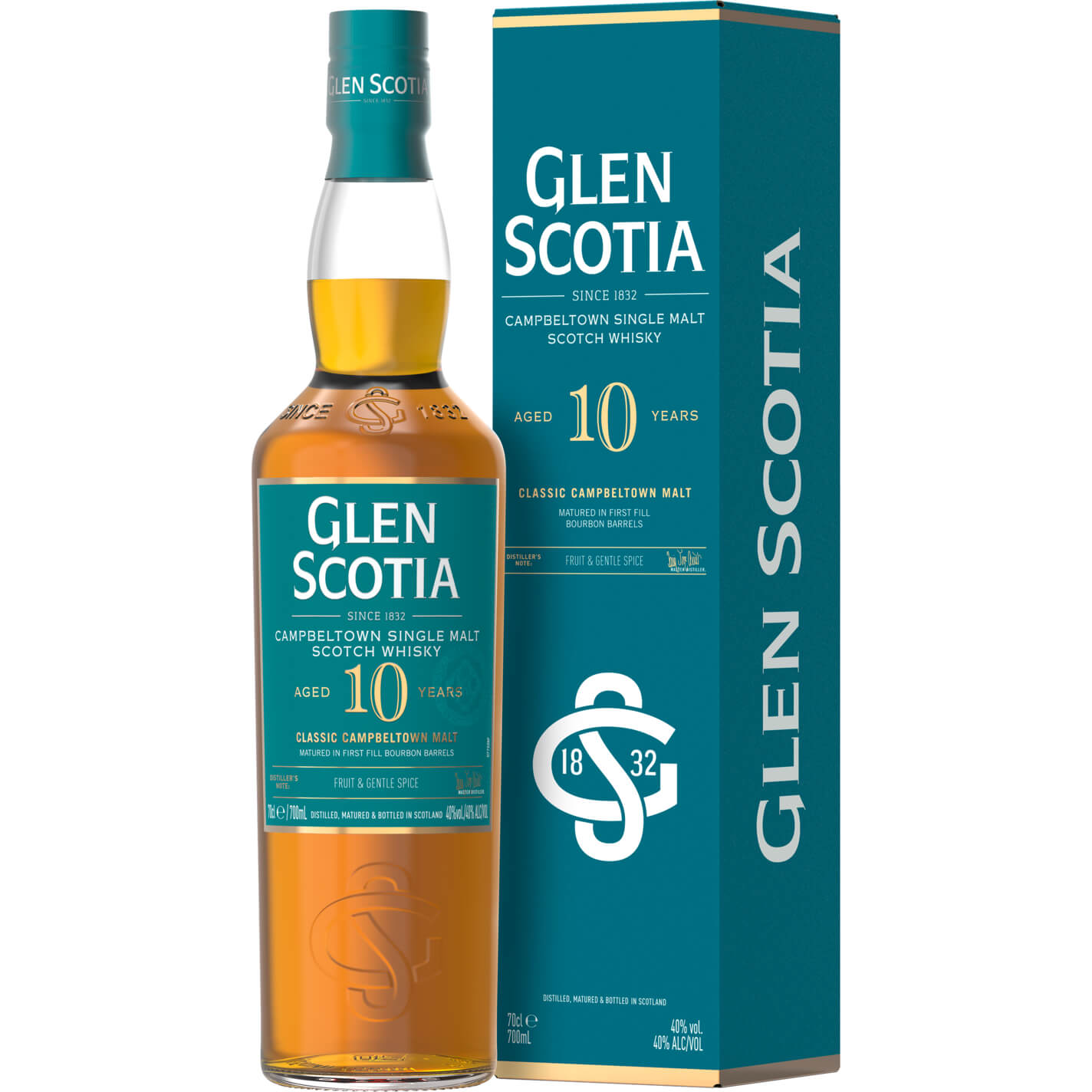 Glen Scotia 10 Jahre •	Campbeltown Single Malt Scotch Whisky