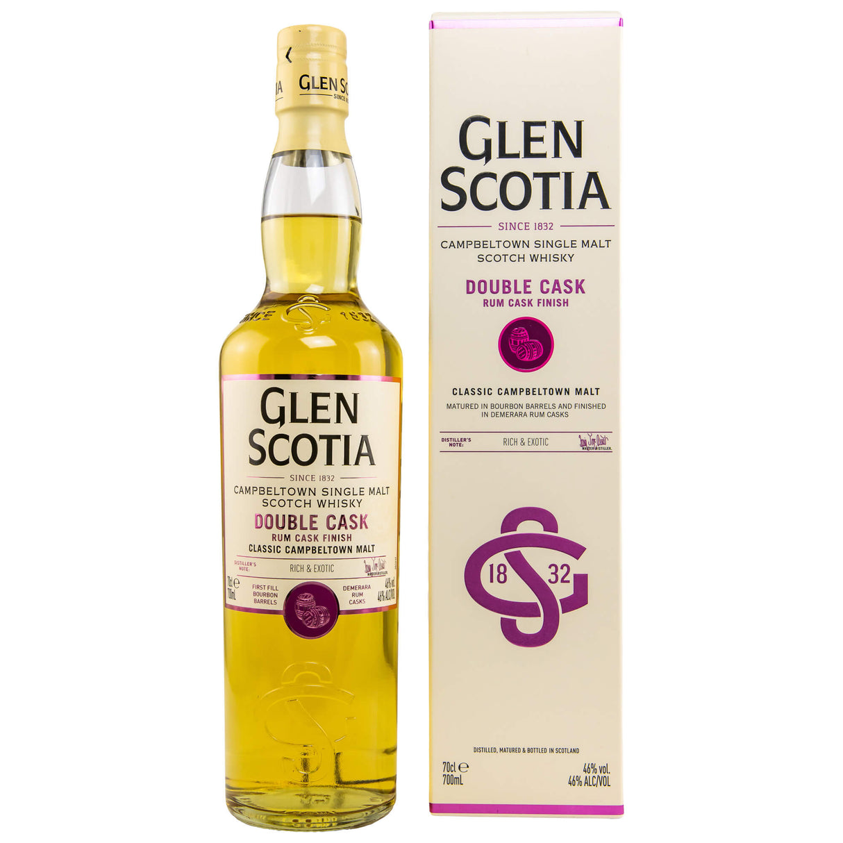 Glen Scotia Double Cask Rum Finish Campbeltown Single Malt Scotch Whisky