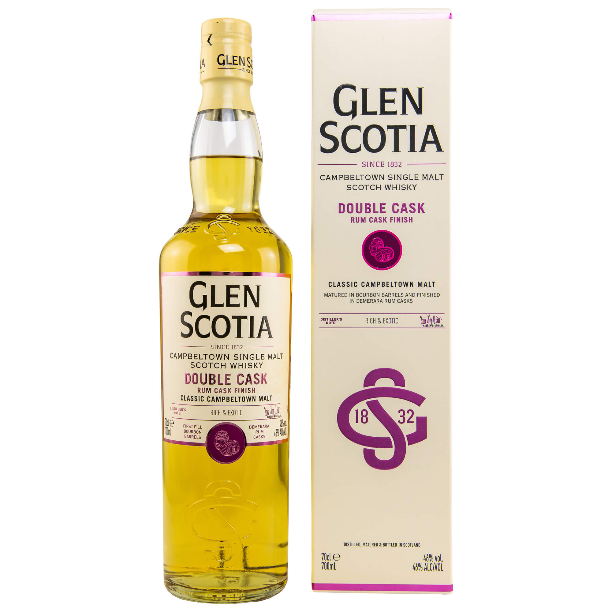 Glen Scotia Double Cask Rum Finish Campbeltown Single Malt Scotch Whisky