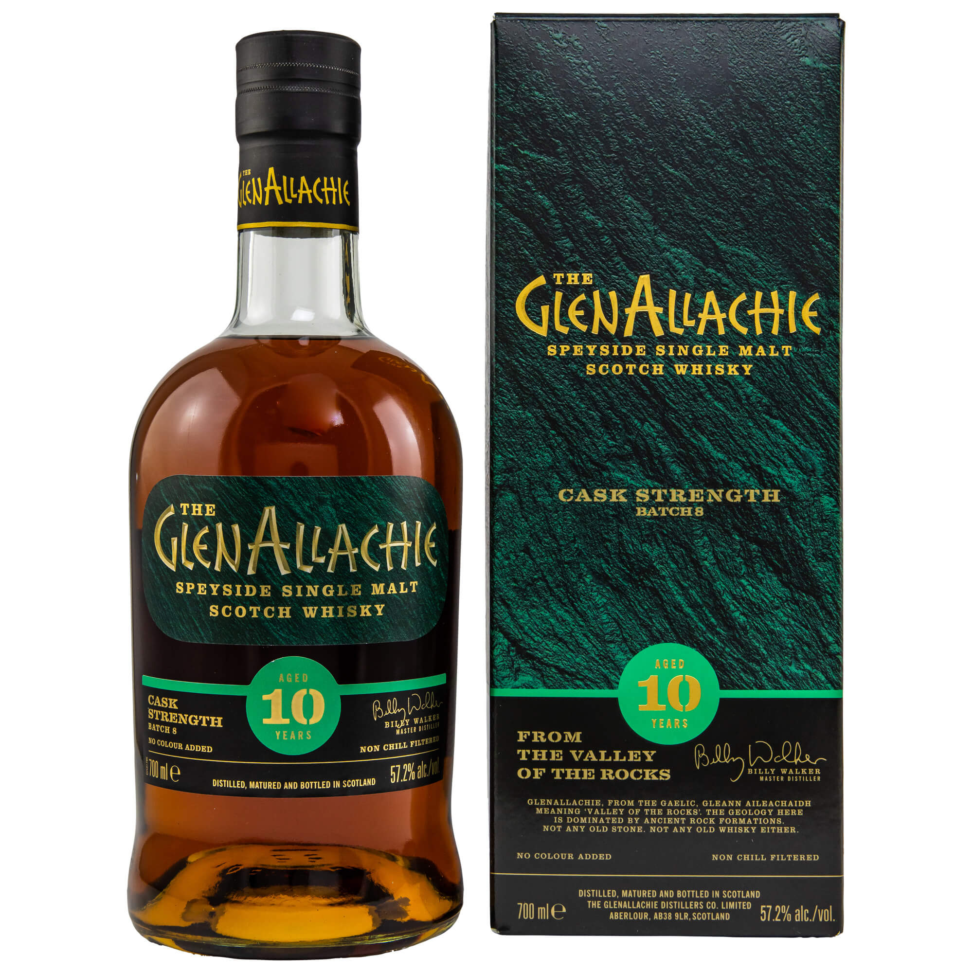 GlenAllachie 10 Jahre Cask Strength Batch 8 Single Malt Whisky
