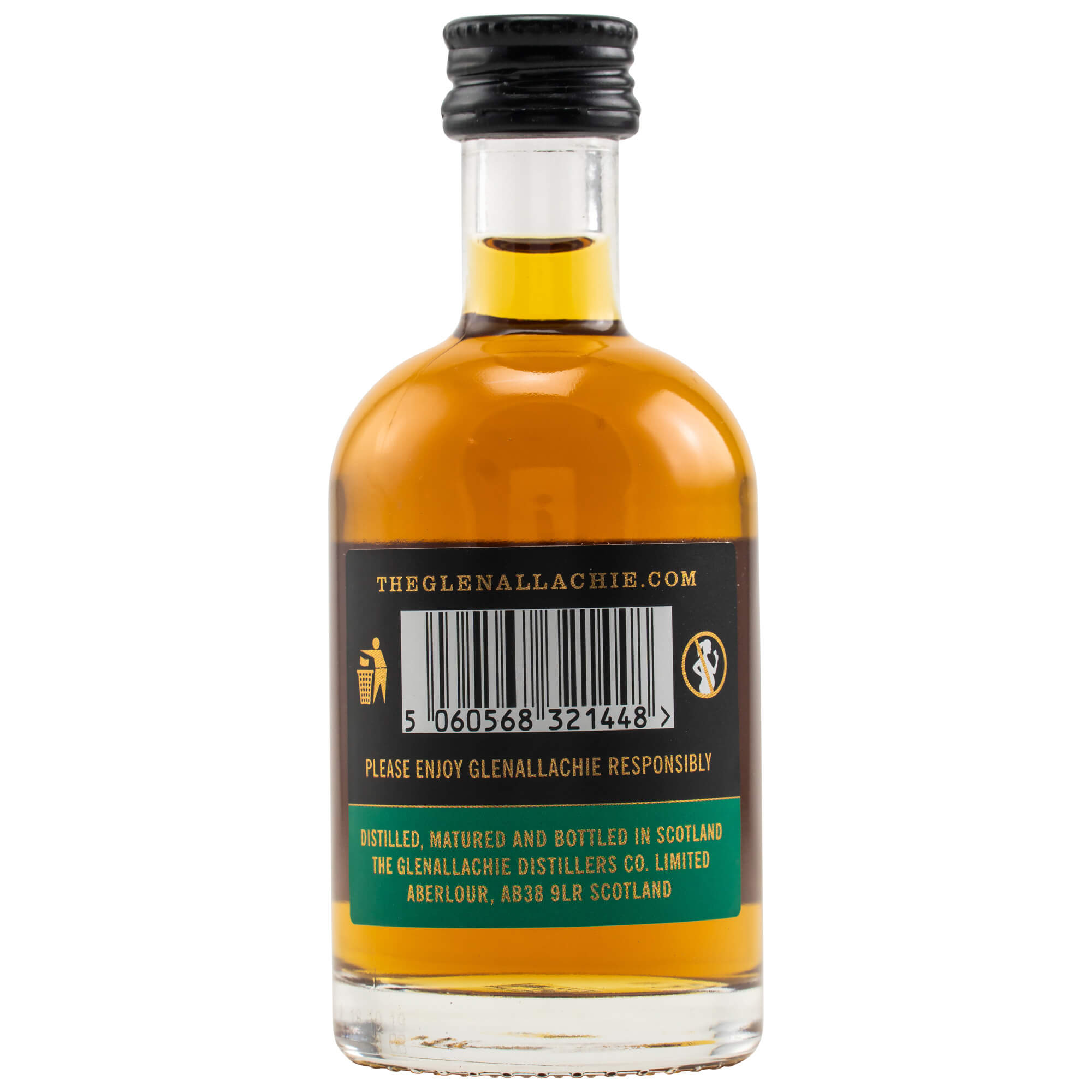 GlenAllachie 10 Jahre Cask Strength Miniatur