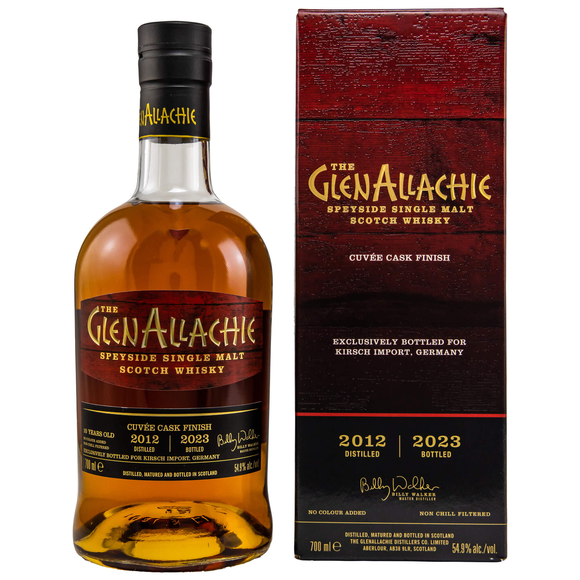 GlenAllachie Cuvée 10 Jahre 2012/2023 Billy Walker Whisky