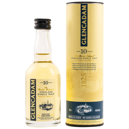 Glencadam 10 Jahre Miniatur Highland Single Malt Scotch Whisky
