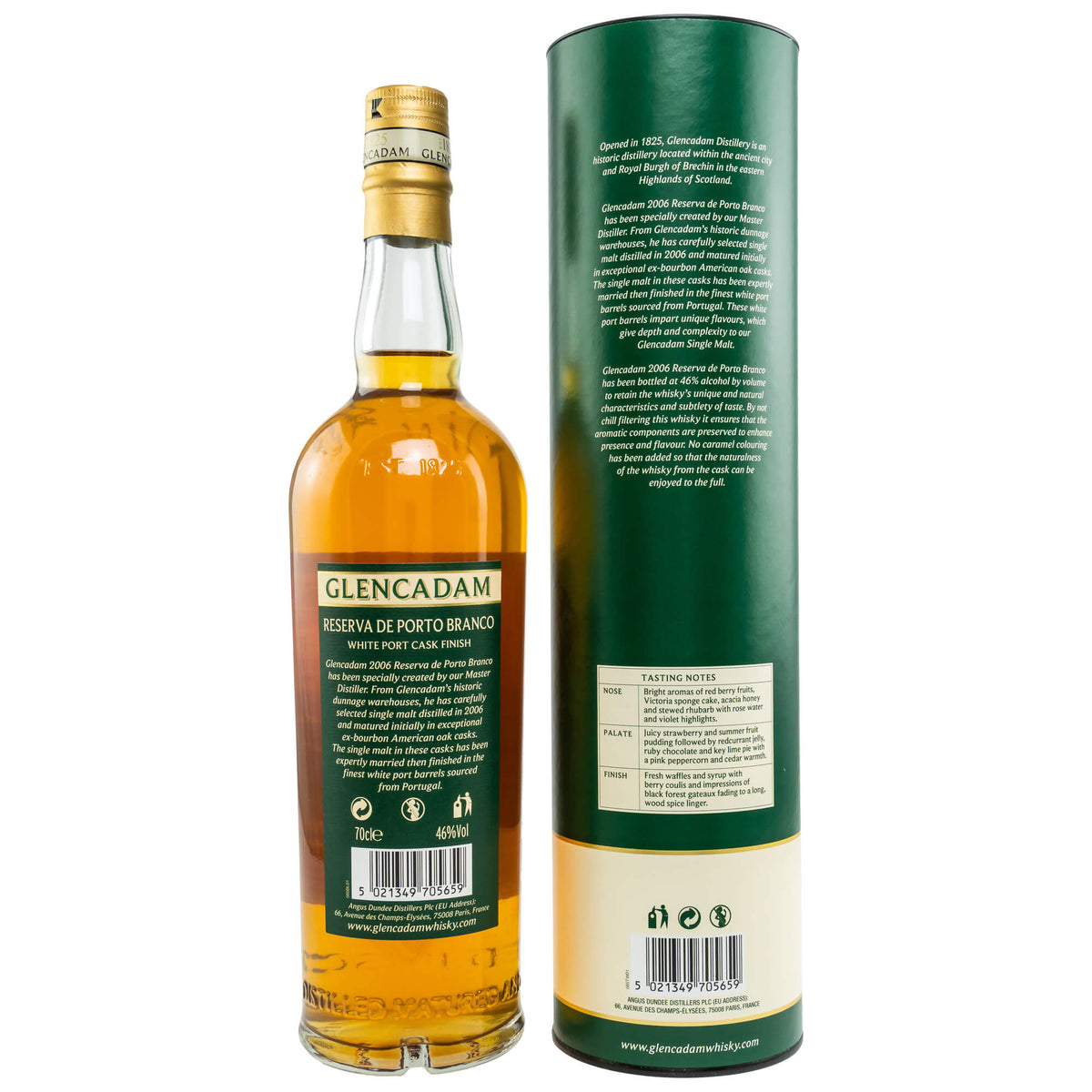 Glencadam 15 Jahre Reserva De Porto Branco Speyside Single Malt Scotch Whisky