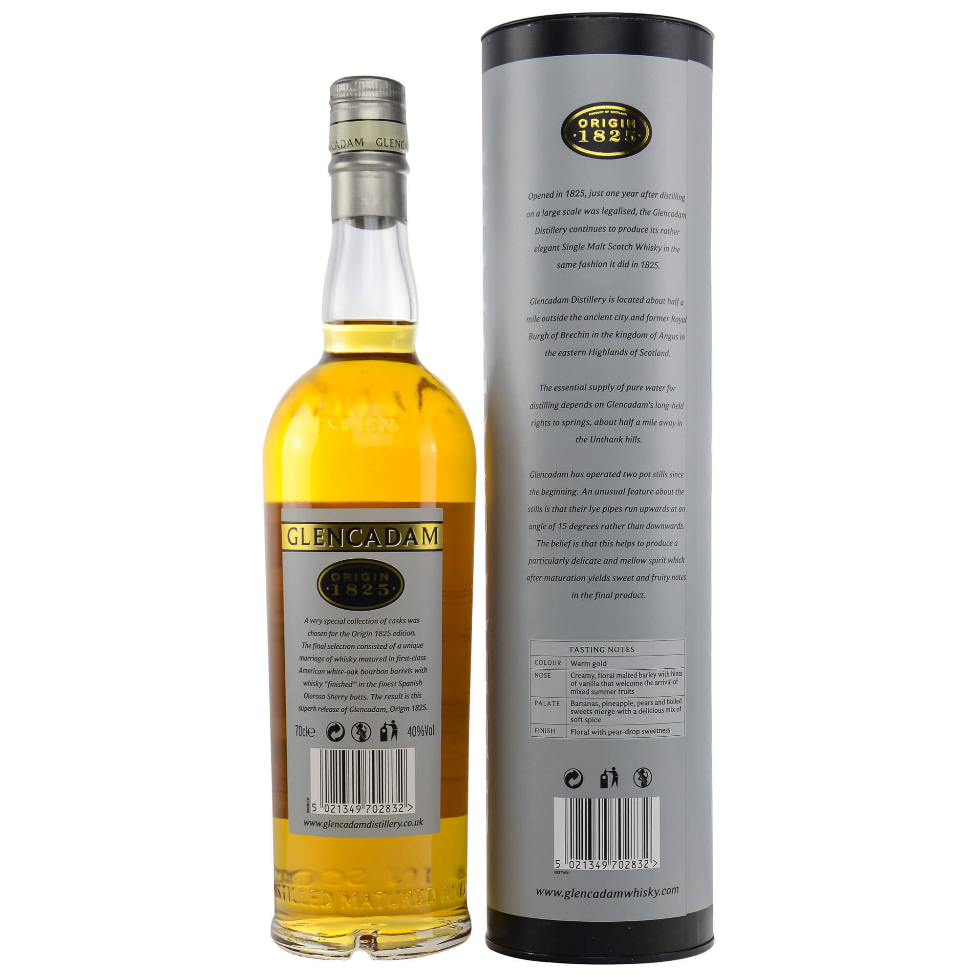 Glencadam Origin 1825 "The Rather Elegant" Highland Single Malt Scotch Whisky