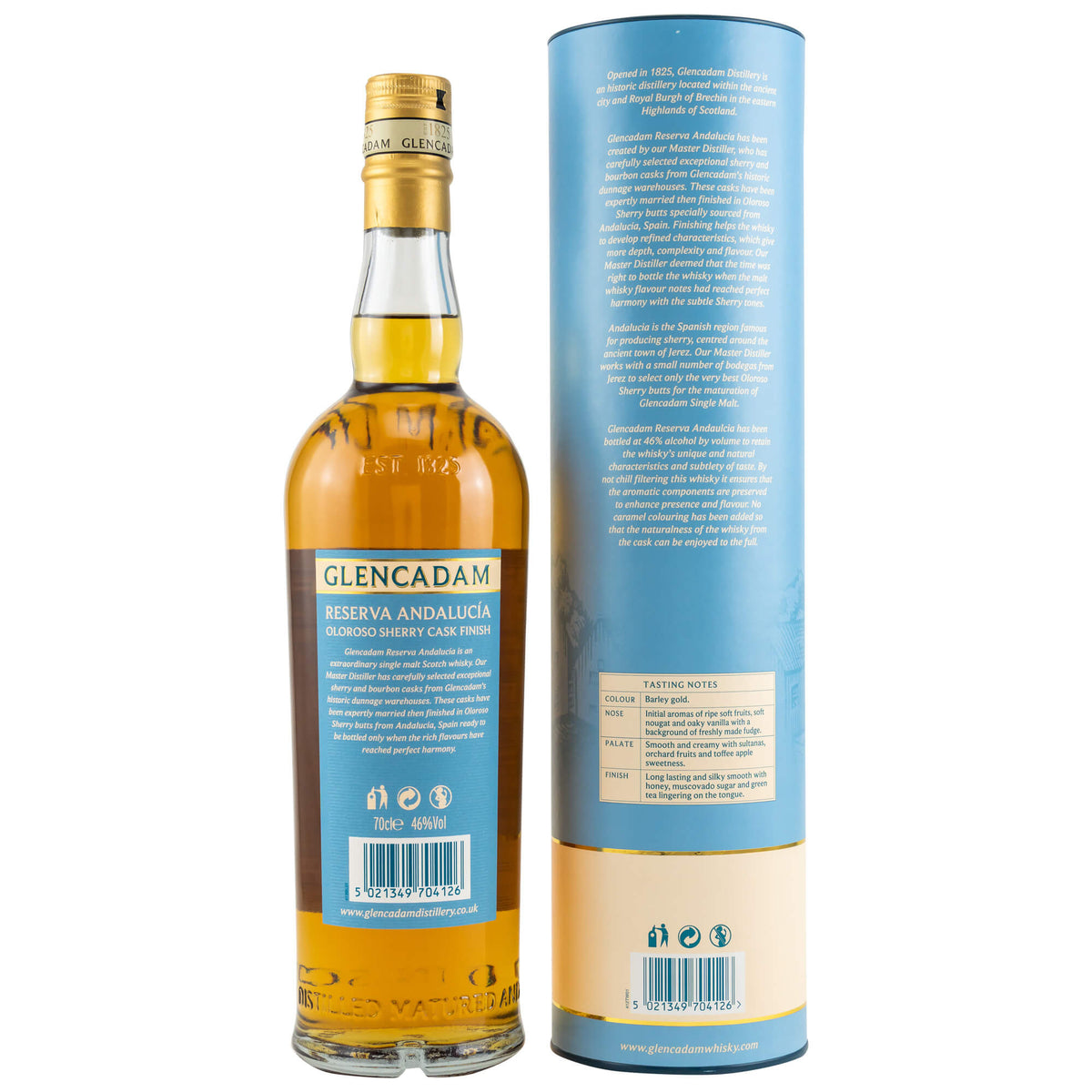Glencadam Reserva Andalucia Highland Single Malt Scotch Whisky