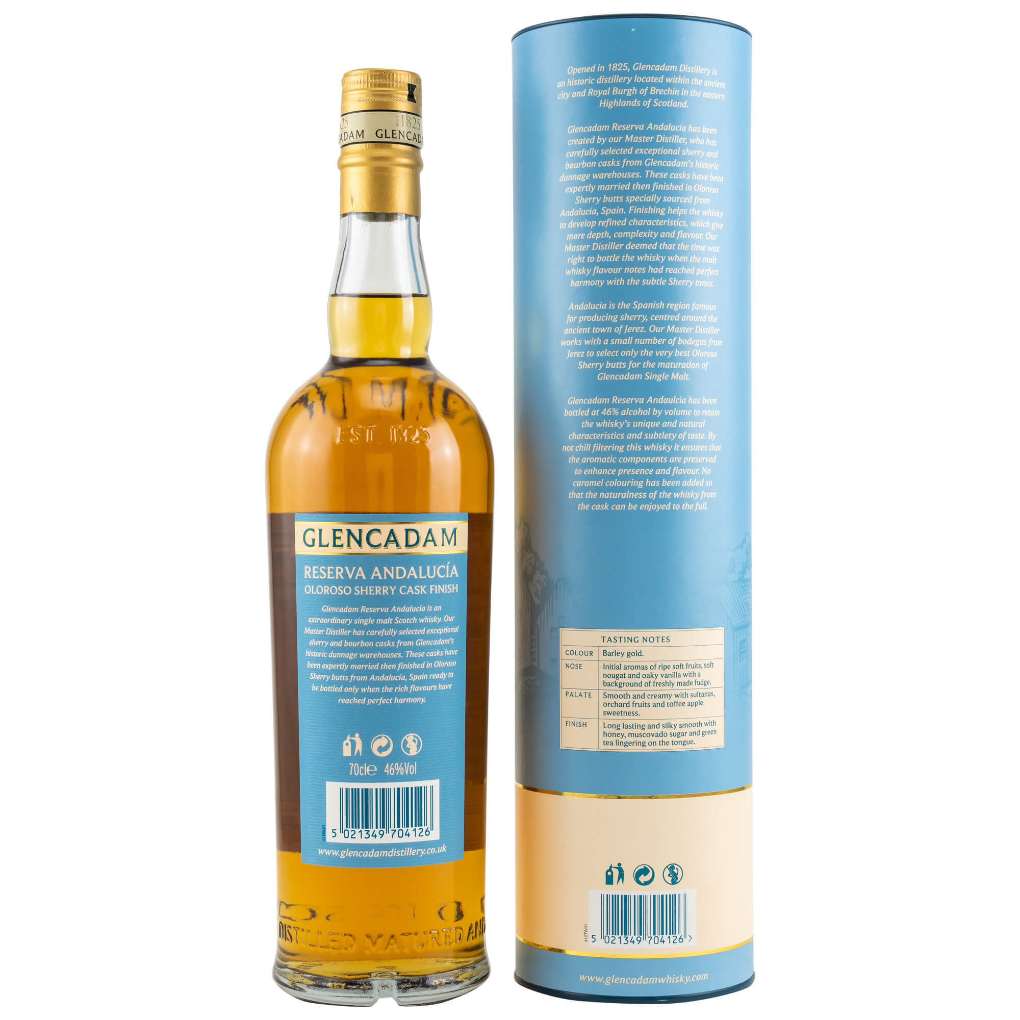 Glencadam Reserva Andalucia Highland Single Malt Scotch Whisky
