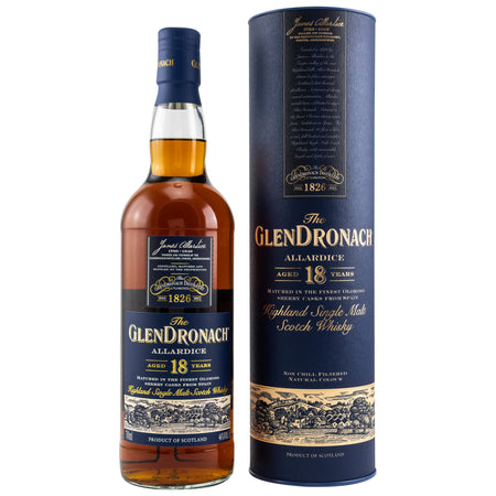 Glendronach Allardice 18 Jahre Highland Single Malt Scotch Whisky
