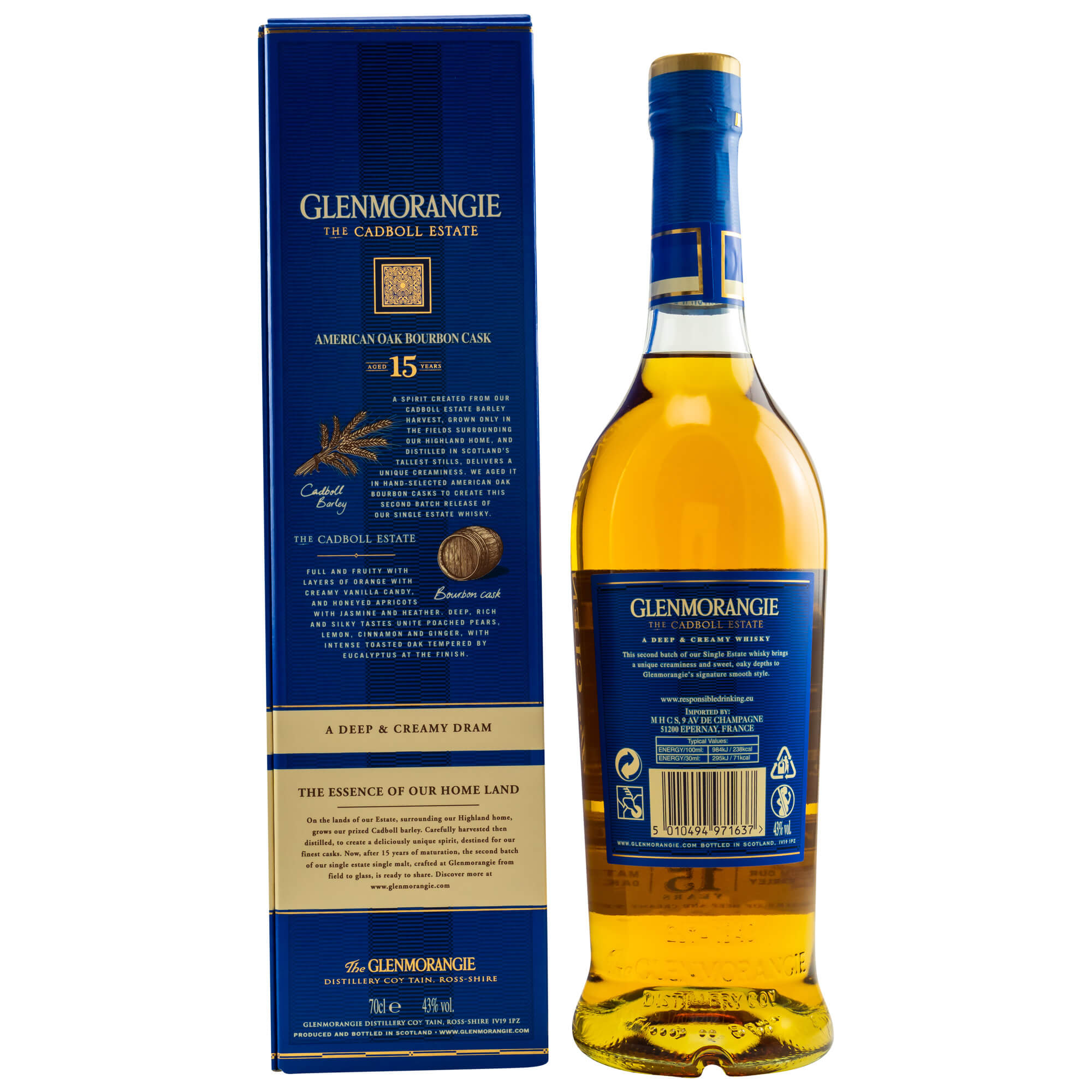 Glenmorangie The Cadboll Estate 15 Jahre Highland Single Malt Scotch Whisky