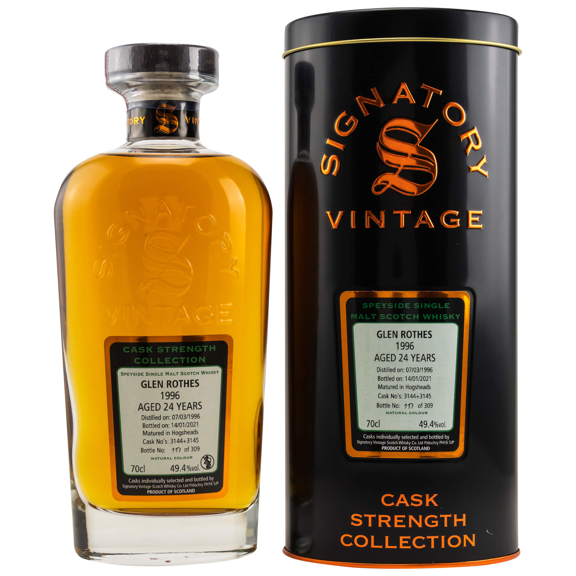 Glenrothes 24 Jahre 1996/2021 Cask Strength