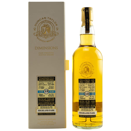 Highland Park 13 Jahre Dimensions 2007/2021 Single Malt Scotch Whisky