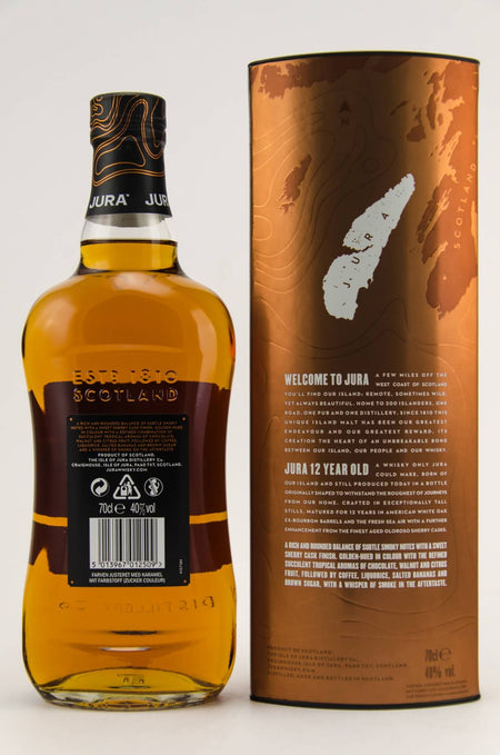 Jura 12 Jahre Single Malt Scotch Whisky