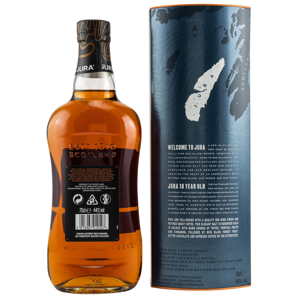 Jura 18 Jahre Single Malt Scotch Whisky