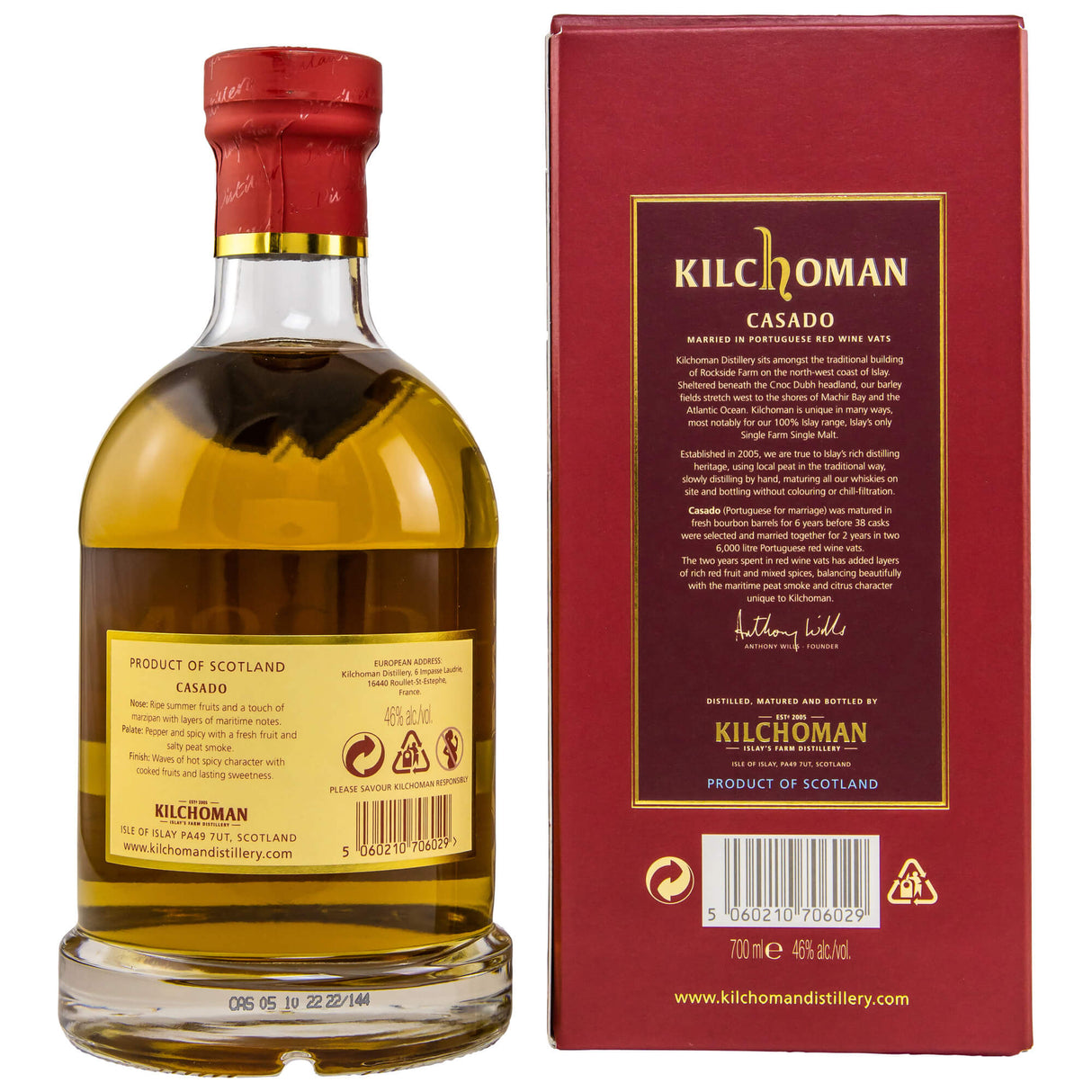 Kilchoman Casado 2022 Edition Islay Whisky