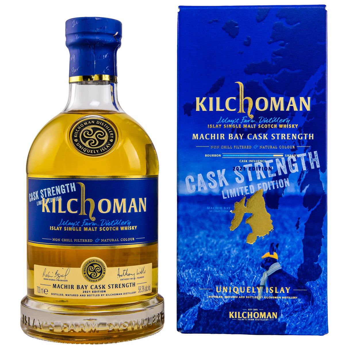 Kilchoman Machir Bay Cask Strength Islay Single Malt Whisky