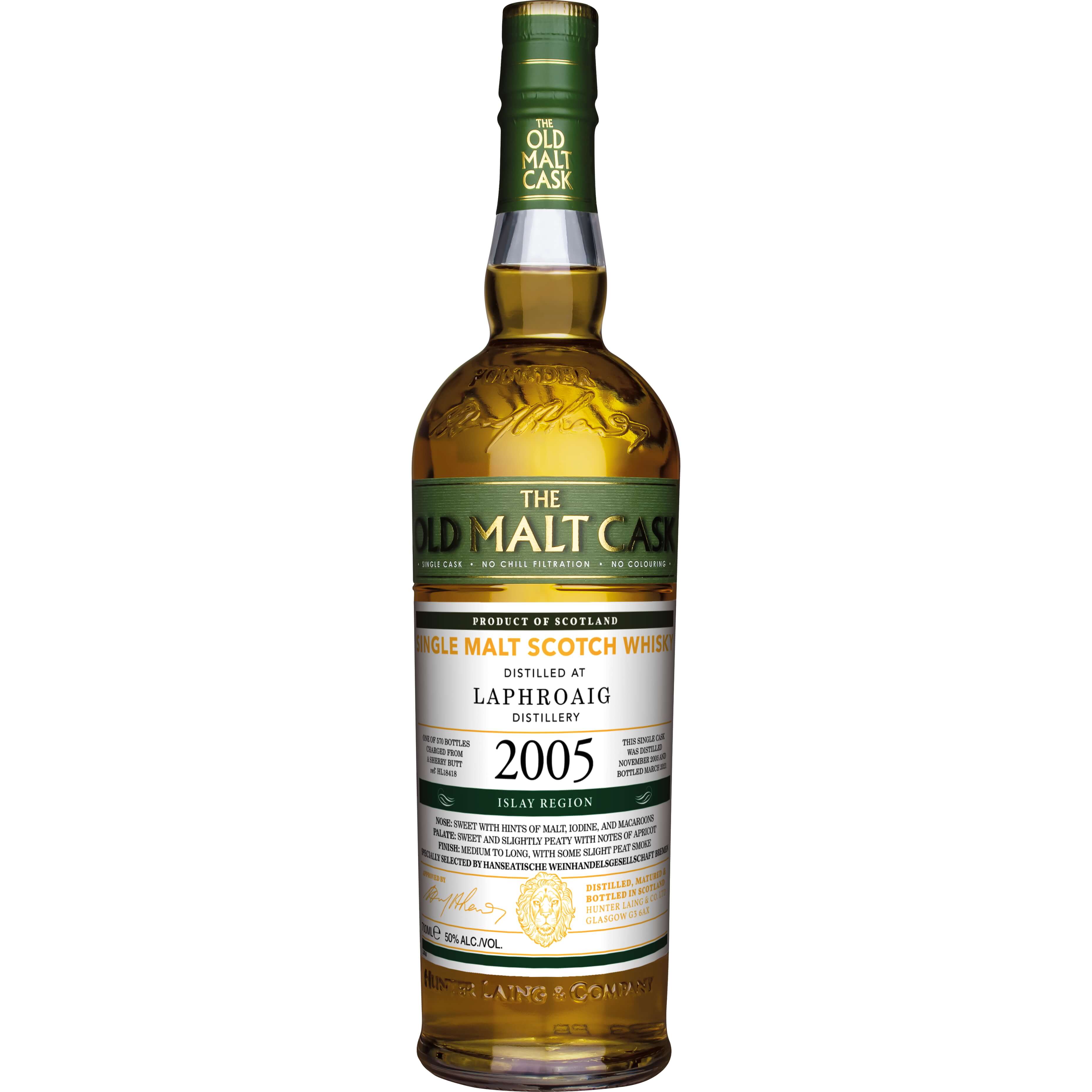 Laphroaig 15 Jahre 2005/2021 The Old Malt Cask Whisky
