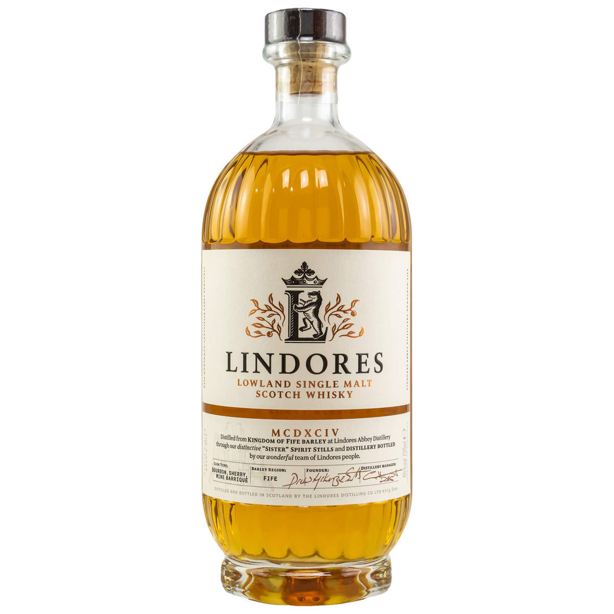 Lindores MCDXCIV 1494 Lowland Single Malt Scotch Whisky