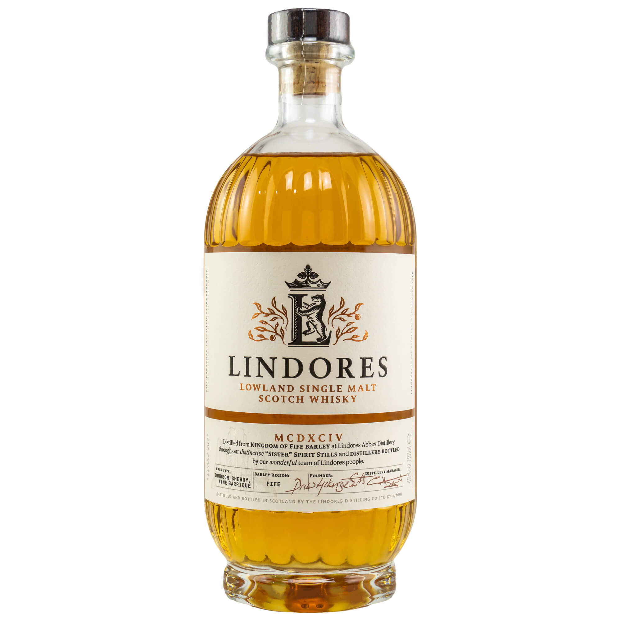 Lindores MCDXCIV 1494 Lowland Single Malt Scotch Whisky