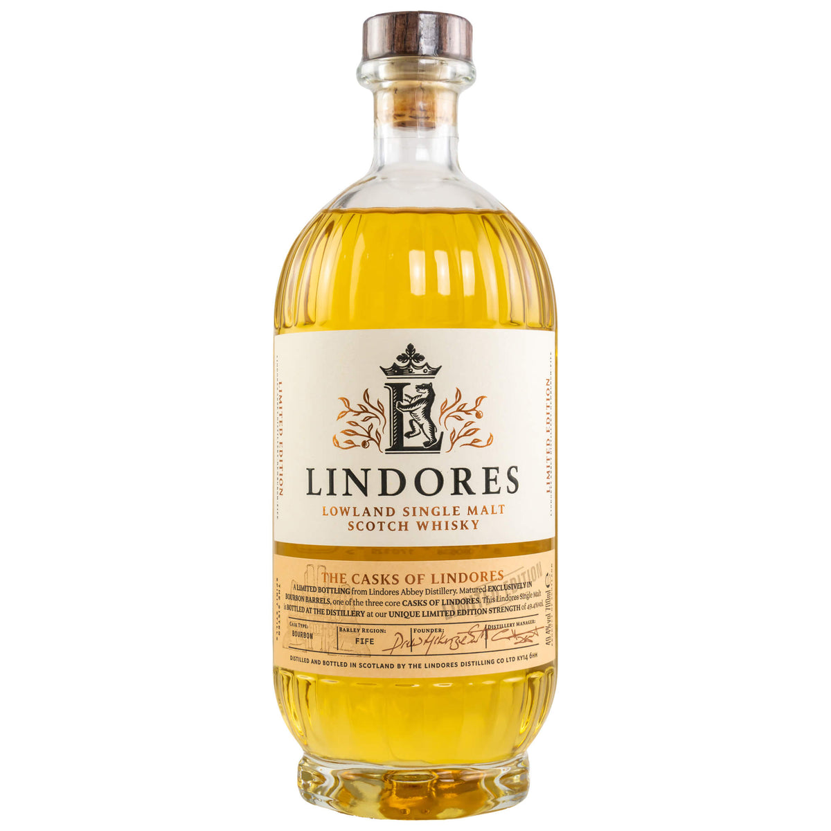 Lindores - The Casks of Lindores Bourbon Lowland Single Malt Scotch Whisky