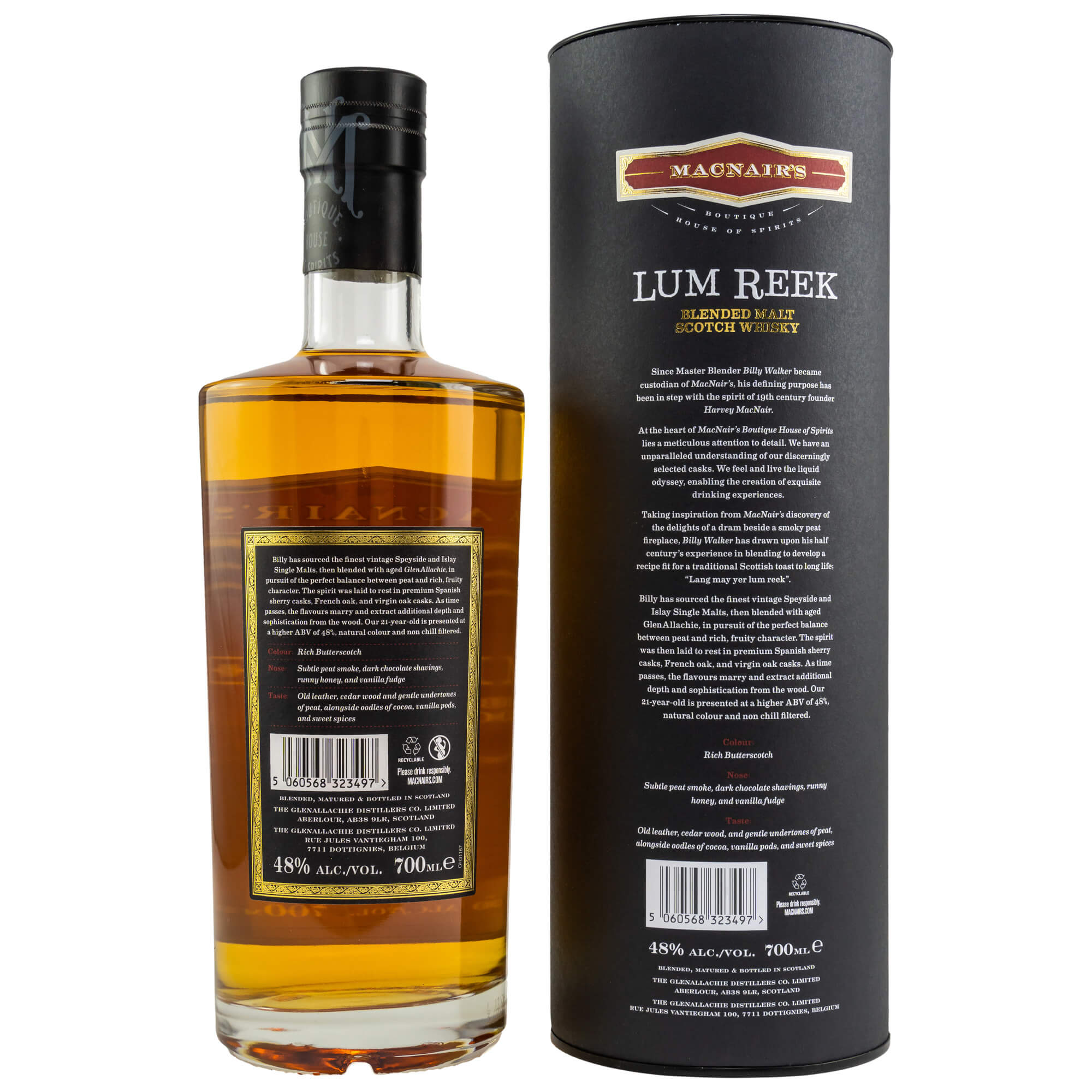 MacNair's Lum Reek 21 Jahre Blended Malt Scotch Whisky