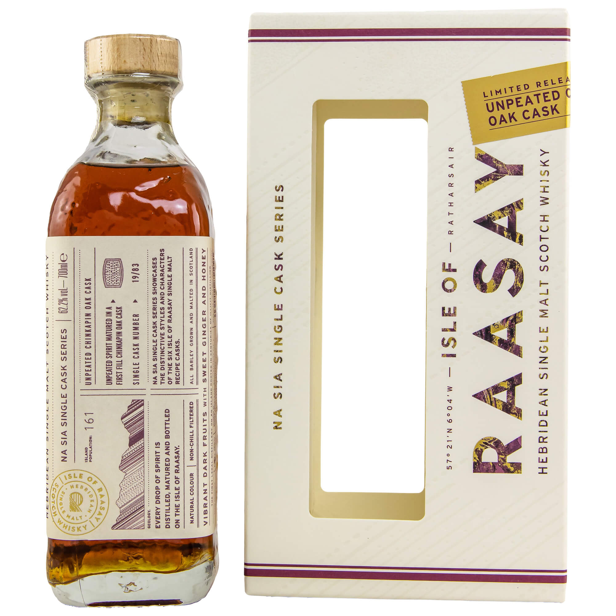 Isle of Raasay Na Sia Unpeated Chinkapin Single Malt Scotch Whisky