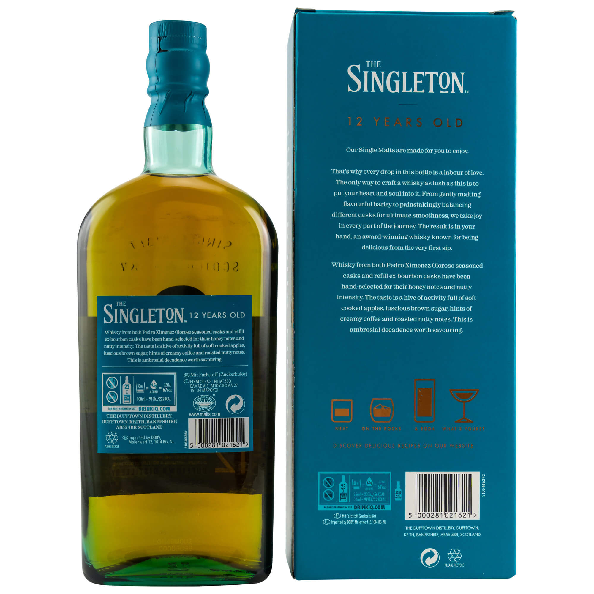 The Singleton of Dufftown 12 Jahre Speyside Single Malt Scotch Whisky